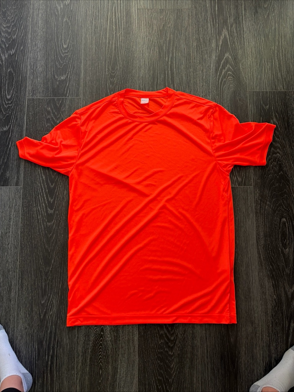 Sport-Tek Men's Short Sleeve Crew - Bright Red